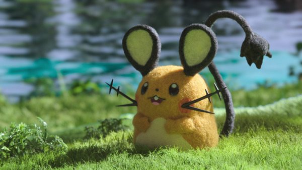 ちょこんとたたずむデデンネ