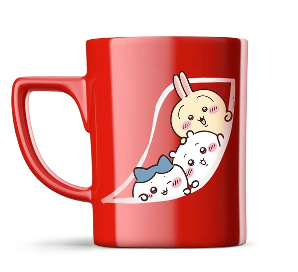 「ネスカフェ ふわラテ」× 「ちいかわ」赤マグ