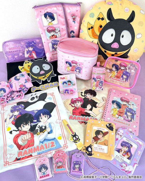 TVアニメ『らんま1/2』限定アイテムが5年ぶりにサンキューマートに登場（C）高橋留美子・小学館／「らんま1/2」製作委員会