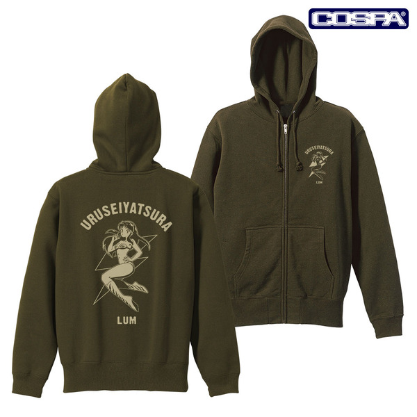 TVアニメ『うる星やつら』「ラムの電撃 ジップパーカー　MOSS」（C）高橋留美子・小学館／アニメ「うる星やつら」製作委員会