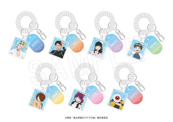 映画『鬼太郎誕生 ゲゲゲの謎』×ユネッサン「ロッカーキー風キーホルダー　ユネッサンver.」（C）映画「鬼太郎誕生ゲゲゲの謎」製作委員会