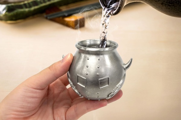 「悪魔将軍型ぐい呑み 鬼出しの釜」