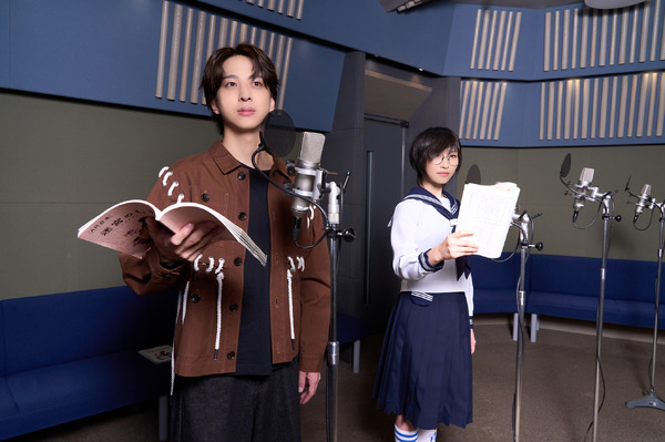 映画『迷宮のしおり』アフレコ収録の様子