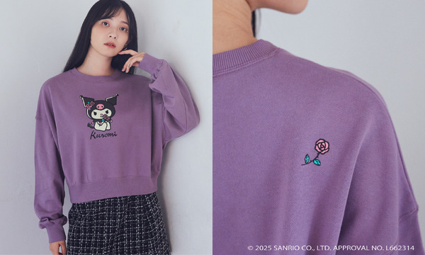 マイメロディ＆クロミ/earth レトロアートスウェット