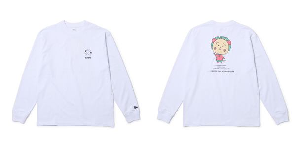 『コジコジ』×ニューエラ　「Long Sleeve Crew Neck Tee」（C）さくらプロダクション / 日本アニメーション
