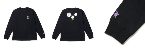 『コジコジ』×ニューエラ　「Long Sleeve Crew Neck Tee」（C）さくらプロダクション / 日本アニメーション