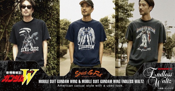 STRICT-G Fab『新機動戦記ガンダムW』『新機動戦記ガンダムW Endless Waltz』ユーズドスタイルTシャツ