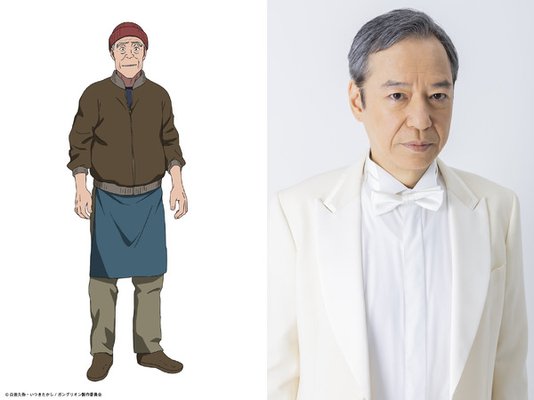 TVアニメ『ガングリオン』屋台のオヤジ役：板尾創路（C）白岩久弥・いつきたかし/ガングリオン製作委員会