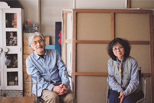 (左）なかえよしを／（右）上野紀子