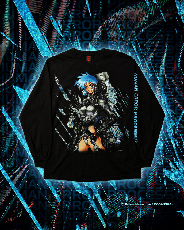 THE GHOST IN THE SHELL (SHIROW MASAMUNE) × GEEKS RULE　15 SILKSCREEN PRINTING LS T SHIRT 　　販売価格：15,400円(税込)