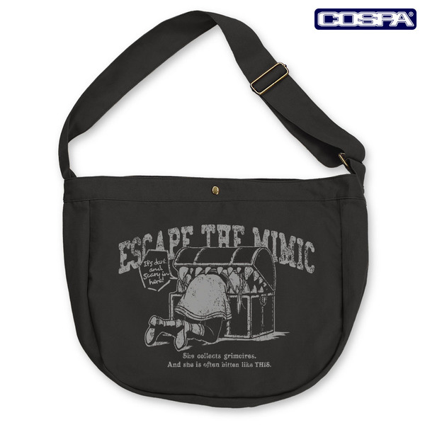 COSPA「ミミックに食べられるフリーレン ニュースペーパーバッグ BLACK」（C）山田鐘人・アベツカサ／小学館／「葬送のフリーレン」製作委員会