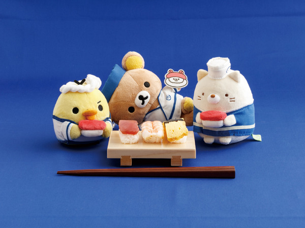 『リラックマ』『すみっコぐらし』の「いつでもおすし雑貨」が新登場。使用イメージ（C）2025 SAN-X CO., LTD. ALL RIGHTS RESERVED.