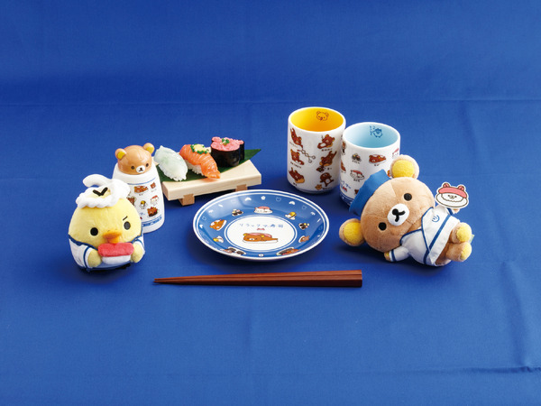 『リラックマ』『すみっコぐらし』の「いつでもおすし雑貨」が新登場。使用イメージ（C）2025 SAN-X CO., LTD. ALL RIGHTS RESERVED.