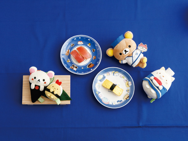 『リラックマ』『すみっコぐらし』の「いつでもおすし雑貨」が新登場。使用イメージ（C）2025 SAN-X CO., LTD. ALL RIGHTS RESERVED.