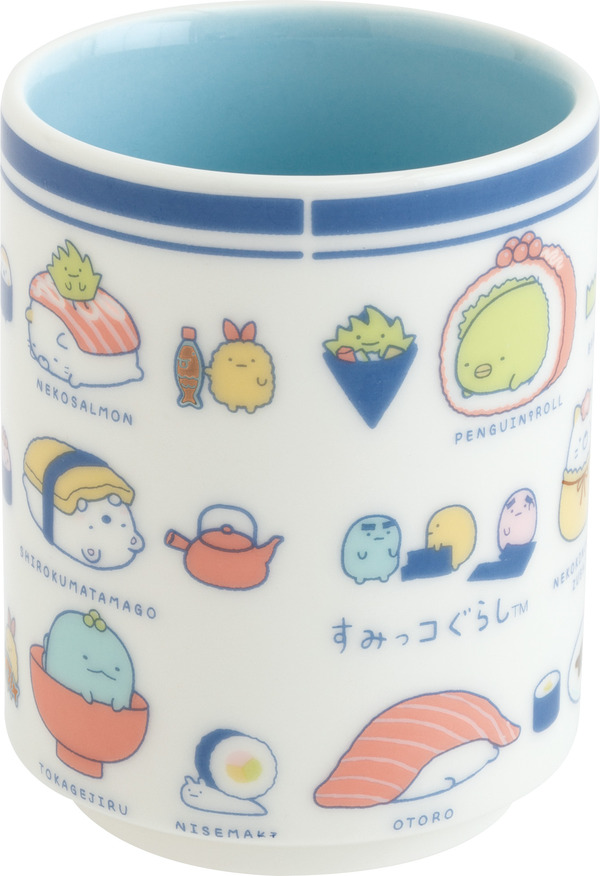「すみっコすし 湯のみ」（C）2025 SAN-X CO., LTD. ALL RIGHTS RESERVED.