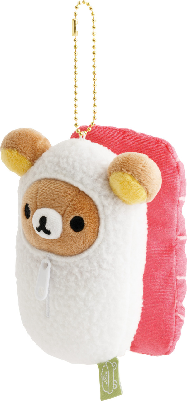 「リラックマ寿司 おすしぶらさげぬいぐるみ リラックマ」（C）2025 SAN-X CO., LTD. ALL RIGHTS RESERVED.