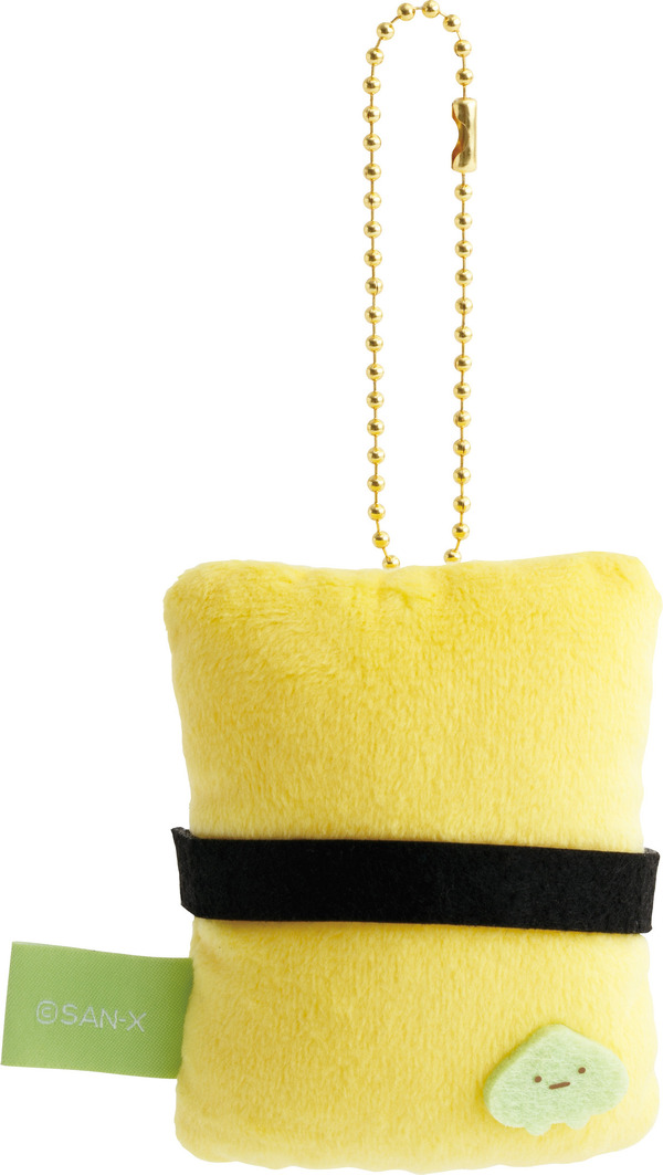 「すみっコすし おすしぶらさげぬいぐるみ しろくま」（C）2025 SAN-X CO., LTD. ALL RIGHTS RESERVED.