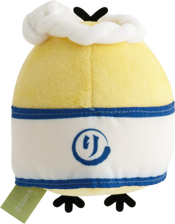 「リラックマ寿司 おすしぬいぐるみ キイロイトリ」（C）2025 SAN-X CO., LTD. ALL RIGHTS RESERVED.