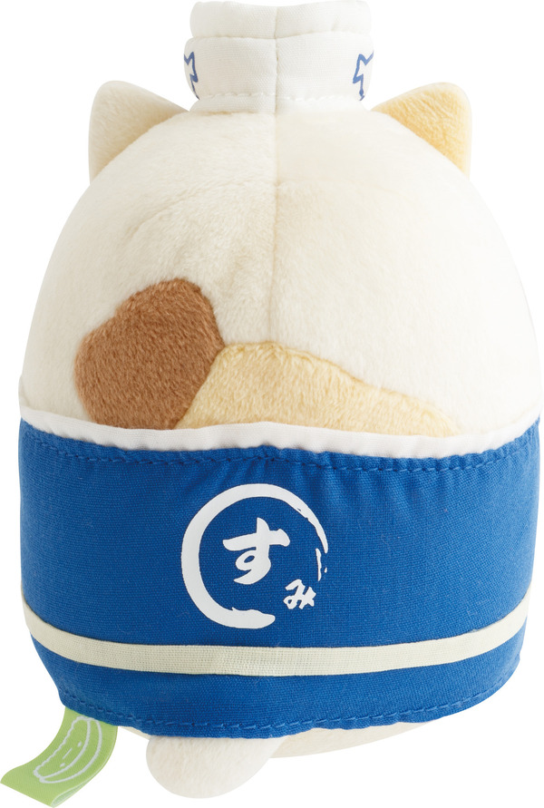 「すみっコすし おすしぬいぐるみ ねこ」（C）2025 SAN-X CO., LTD. ALL RIGHTS RESERVED.