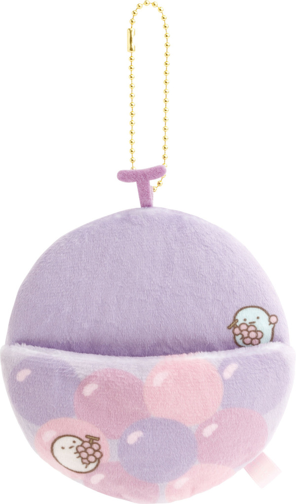 すみっコぐらしコレクション「てのりぬいぐるみ ぶどう」（C）2025 SAN-X CO., LTD. ALL RIGHTS RESERVED.