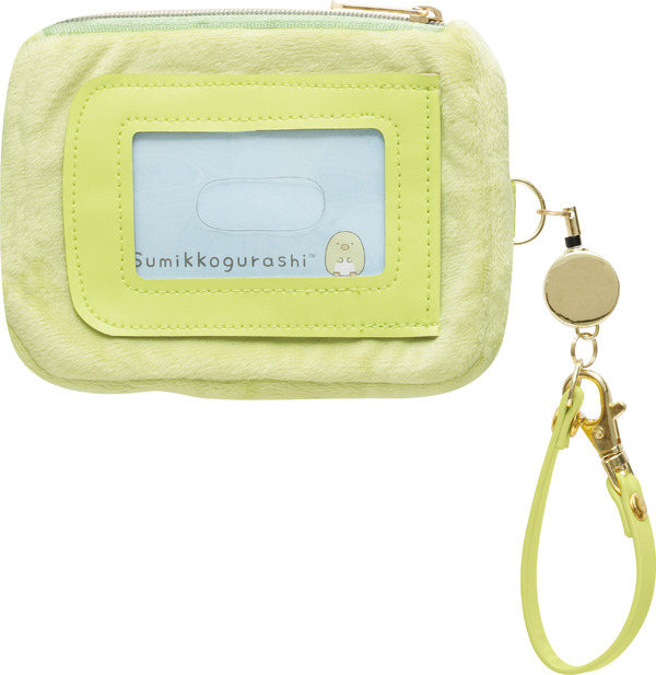 すみっコぐらしコレクション「ぬいぐるみリール付パスケース ぺんぎん？」（C）2025 SAN-X CO., LTD. ALL RIGHTS RESERVED.