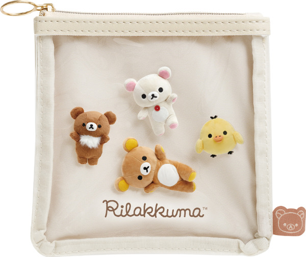 サンエックス「ぬいフォトシリーズ スクエアフラットポーチ」（C）2025 SAN-X CO., LTD. ALL RIGHTS RESERVED.