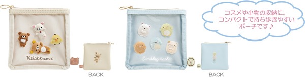 サンエックス「ぬいフォトシリーズ スクエアフラットポーチ」（C）2025 SAN-X CO., LTD. ALL RIGHTS RESERVED.