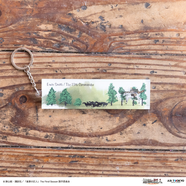 TVアニメ『進撃の巨人』×AIR TWOKYO「リキッドキーホルダー 3（壁外調査）」（C）諫山創・講談社／「進撃の巨人」The Final Season製作委員会