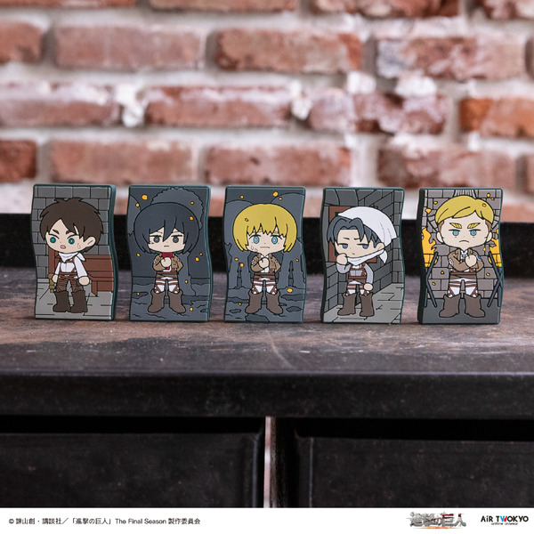 TVアニメ『進撃の巨人』×AIR TWOKYO「ラバーフィギュア」（C）諫山創・講談社／「進撃の巨人」The Final Season製作委員会