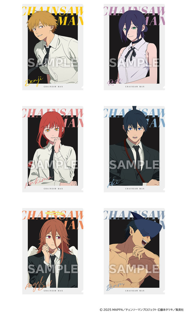 オリジナルクリアファイル （全6種・各店計24枚）