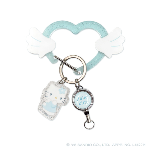 リール付きアクリルカラビナ　BL　1,760円