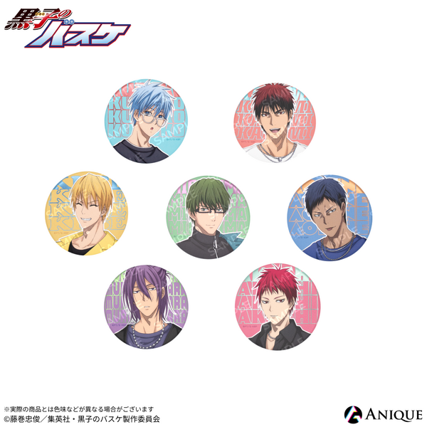 TVアニメ『黒子のバスケ』描き下ろしイラスト【ストリートスナップ】トレーディングメタリック缶バッジ（C）藤巻忠俊／集英社・黒子のバスケ製作委員会