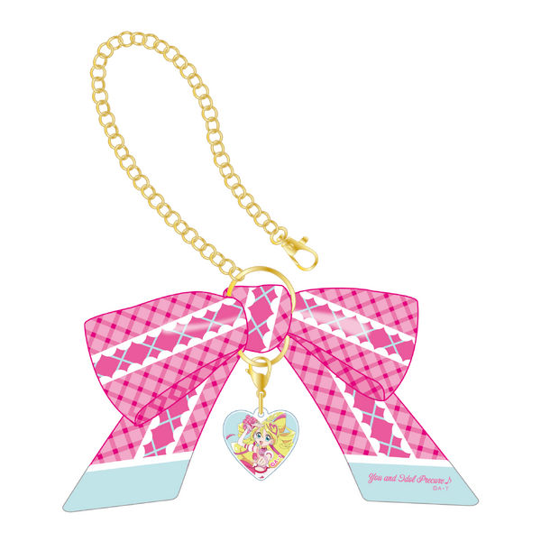 「キミとアイドルプリキュア♪展」オリジナルグッズ：リボンチャーム 〈キュアアイドル〉（C）ABC-A・東映アニメーション