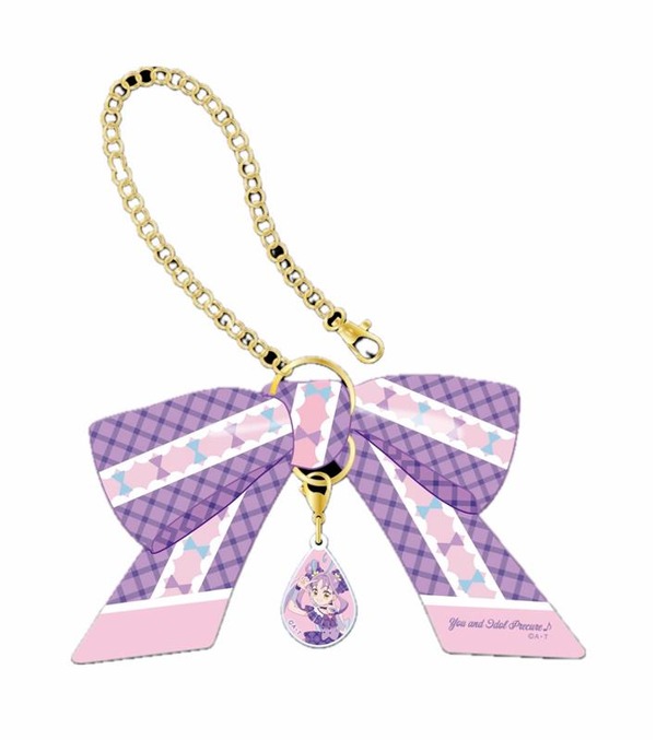 「キミとアイドルプリキュア♪展」オリジナルグッズ：オリジナルグッズ：リボンチャーム〈キュアキュンキュン〉（C）ABC-A・東映アニメーション