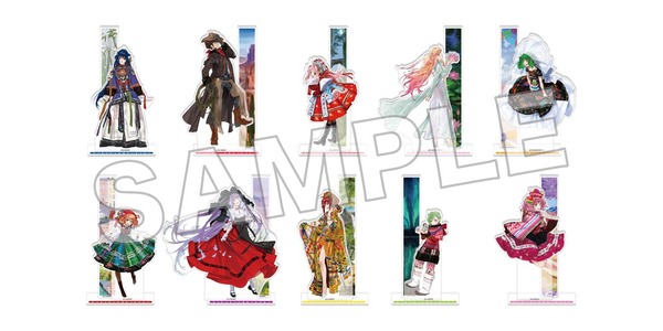 背景つきアクリルスタンド(全10種)