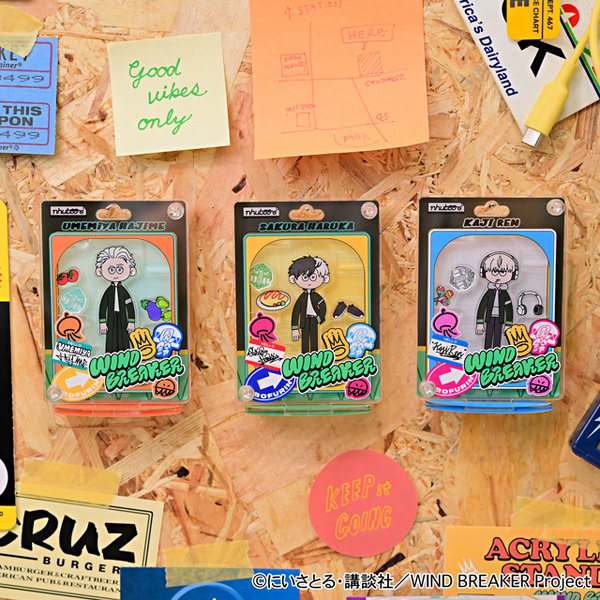 ブリスター風アクリルスタンド （全5種）