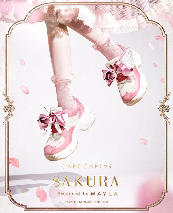 「カードキャプターさくら アイコニック シューズオブジェ ドレス スニーカー」エターナル・ガーリー