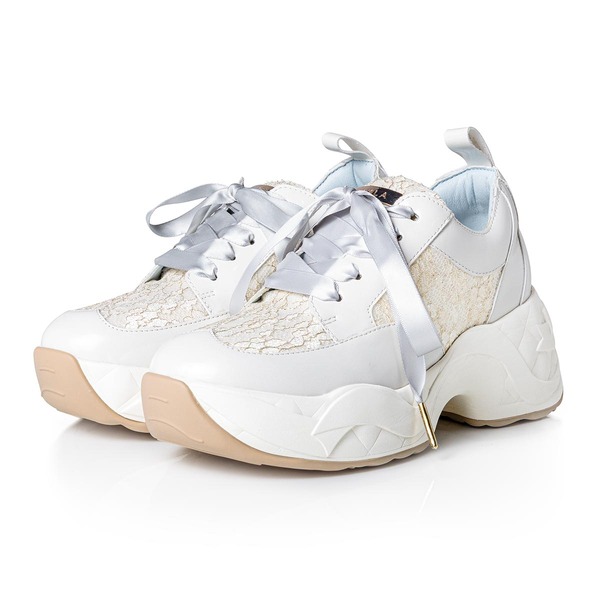 「カードキャプターさくら アイコニック シューズオブジェ ドレス スニーカー」クリア