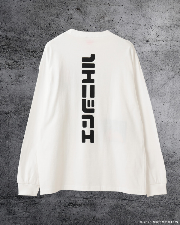 劇場版『チェンソーマン レゼ篇』× マンガート ビームス「天使の悪魔 ロングスリーブ Tシャツ」バック（C）2025 M/CSMP（C）TF/S