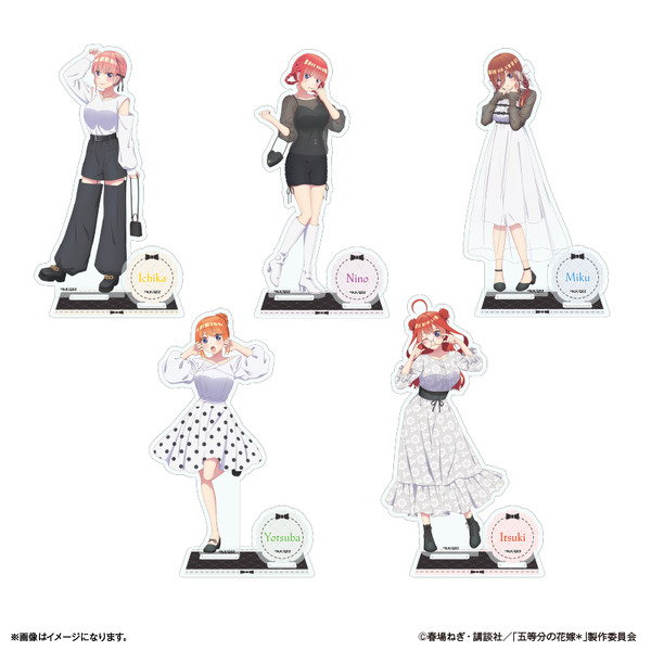 TVスペシャルアニメ『五等分の花嫁＊』アクリルスタンド（C）春場ねぎ・講談社／「五等分の花嫁＊」製作委員会