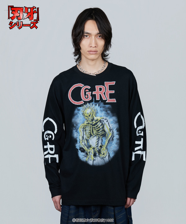 『刃牙』シリーズとglambがコラボ「Yujiro Lightning Cutsew」着用イメージ（C）板垣恵介(秋田書店)1992