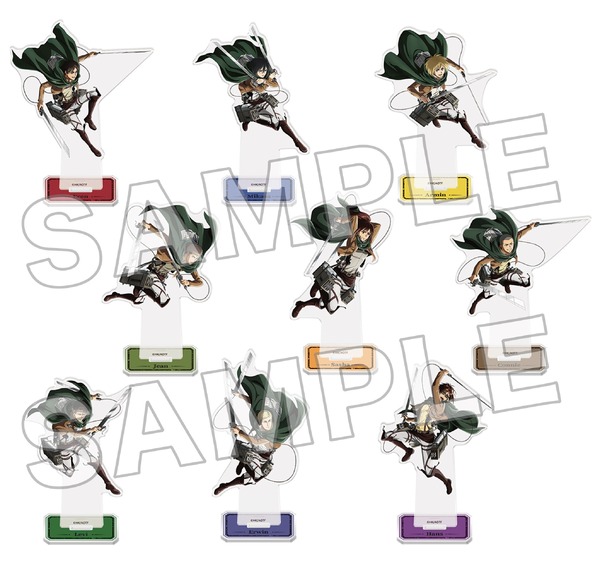 「進撃の巨人 Attack on Memory ～記憶への進撃～」アクリルスタンド（C）Bandai Namco Experience Inc.（C）諫山創・講談社／「進撃の巨人」The Final Season製作委員会