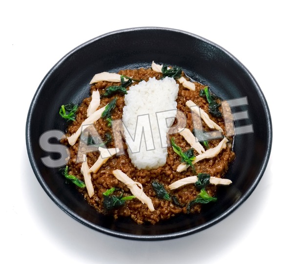 「進撃の巨人 Attack on Memory ～記憶への進撃～」東京会場限定 地鳴らしキーマカレー（C）Bandai Namco Experience Inc.（C）諫山創・講談社／「進撃の巨人」The Final Season製作委員会