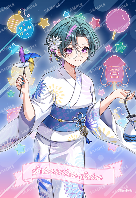 「NexuStella（ネクサステラ）」所属Vライバーがブロマイドに！武士来舞、ネクカラメンバーのお祭り衣装が「エンタメプリント」で発売