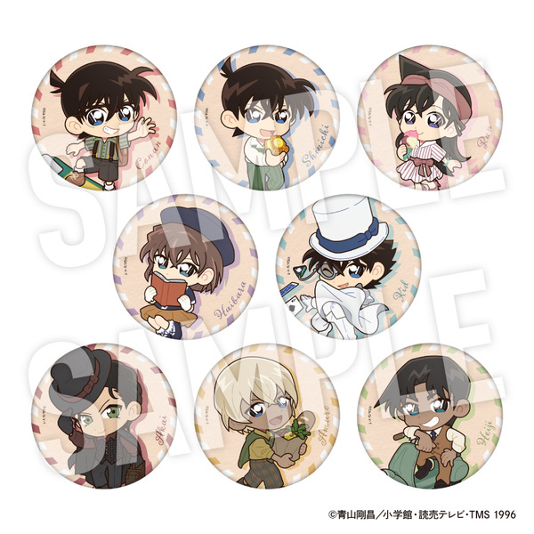 TVアニメ『名探偵コナン』weekend holidayデフォルメシリーズ「トレーディング缶バッジ」（C）青山剛昌／小学館・読売テレビ・TMS 1996