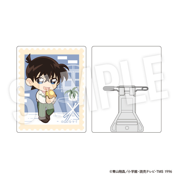 TVアニメ『名探偵コナン』weekend holidayデフォルメシリーズ「トレーディングアクリルバッジスタンド　工藤新一」（C）青山剛昌／小学館・読売テレビ・TMS 1996