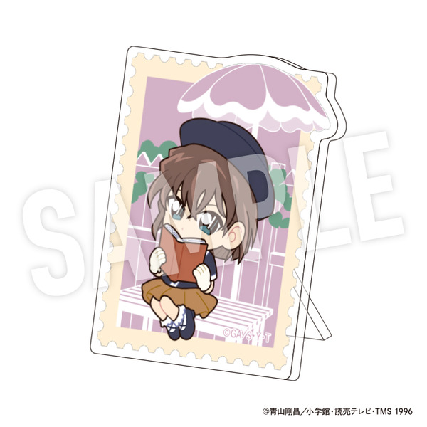 TVアニメ『名探偵コナン』weekend holidayデフォルメシリーズ「トレーディングアクリルバッジスタンド　灰原哀」（C）青山剛昌／小学館・読売テレビ・TMS 1996