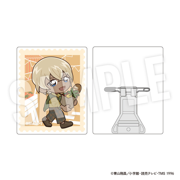 TVアニメ『名探偵コナン』weekend holidayデフォルメシリーズ「トレーディングアクリルバッジスタンド　安室透」（C）青山剛昌／小学館・読売テレビ・TMS 1996