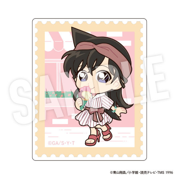 TVアニメ『名探偵コナン』weekend holidayデフォルメシリーズ「フレークシール　毛利蘭」（C）青山剛昌／小学館・読売テレビ・TMS 1996