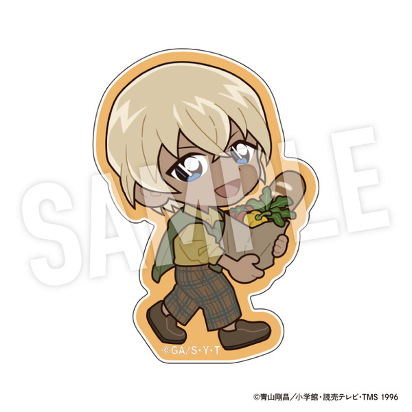 TVアニメ『名探偵コナン』weekend holidayデフォルメシリーズ「アクリルステッカー　安室透」（C）青山剛昌／小学館・読売テレビ・TMS 1996